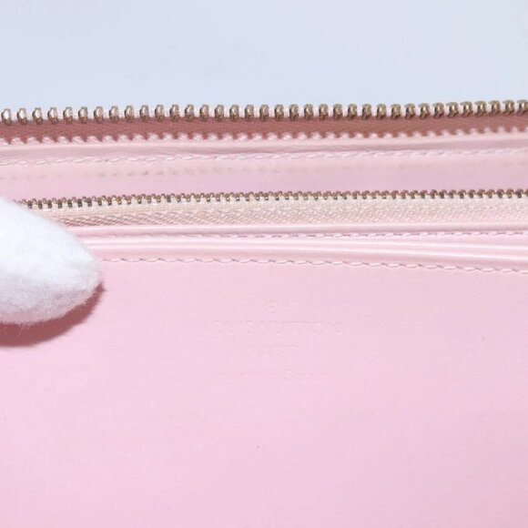 LOUIS VUITTON Monogram Vernis Zippy Wallet Rose Valerine M93522 LV Auth KD229 - Picture 12 of 16